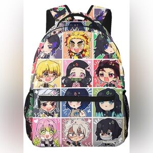 New Sealed Anime Demon Slayer Padded Backpack/Laptop Bag